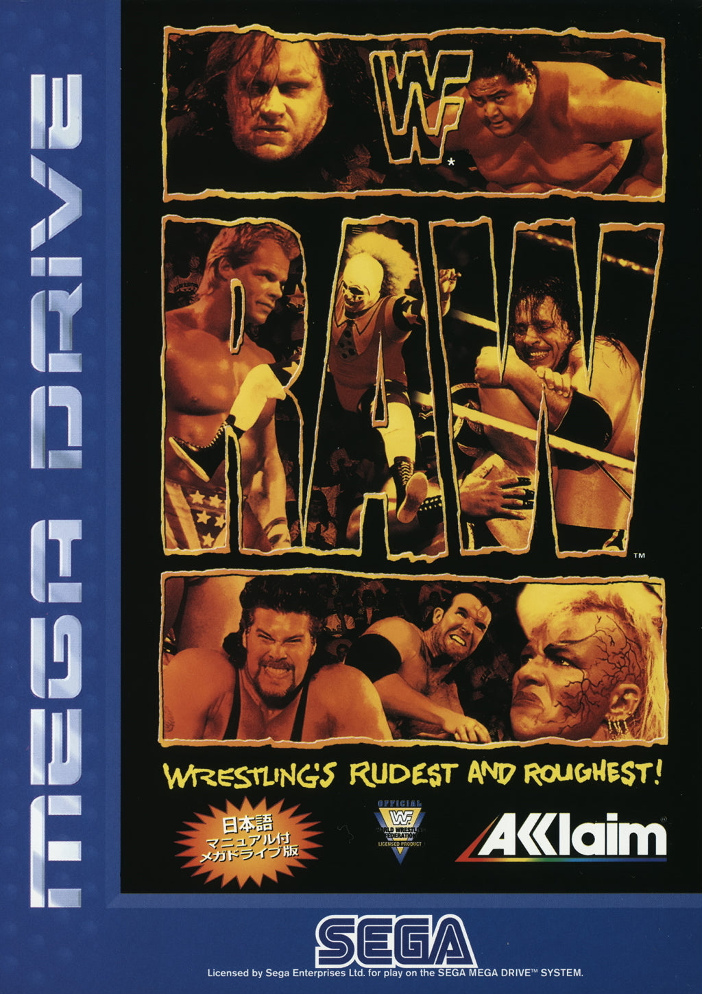 WWF Raw [Sega Mega Drive] PWcatalog