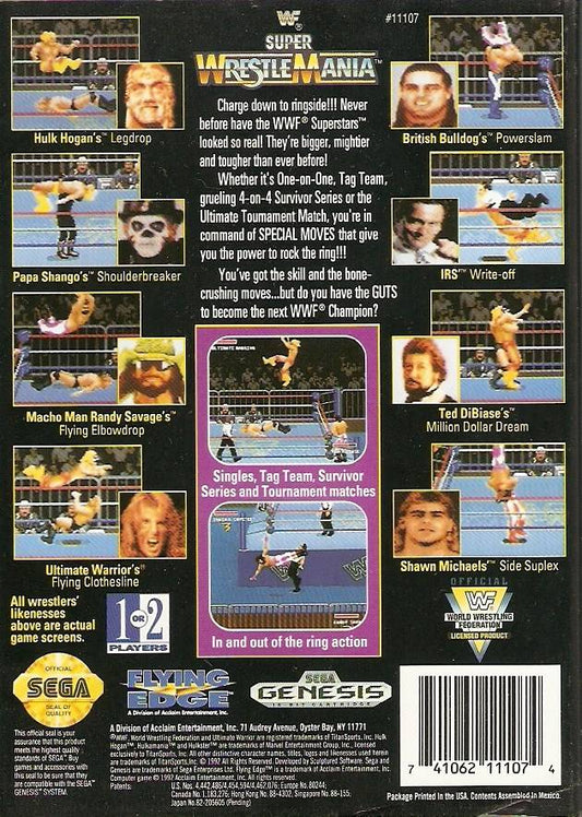WWF Super WrestleMania [Sega Genesis] - image 2