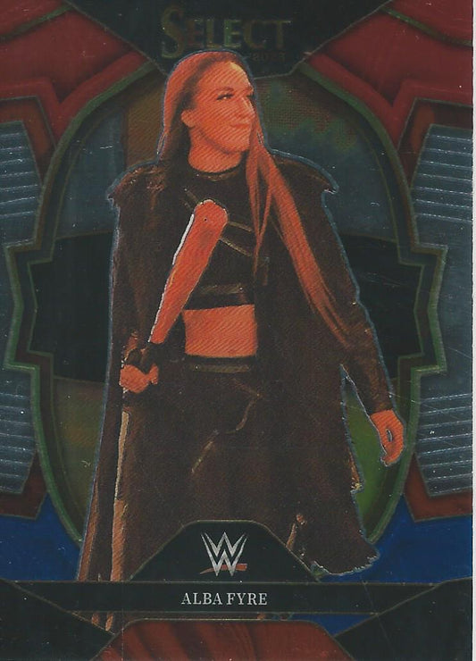 WWE Panini Select 2023 Red/Silver/Blue Alba Fyre #3