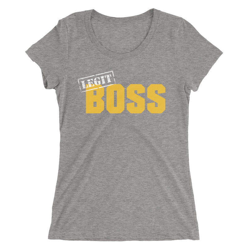 Sasha Banks "Legit Boss" Women's Tri-Blend T-Shirt