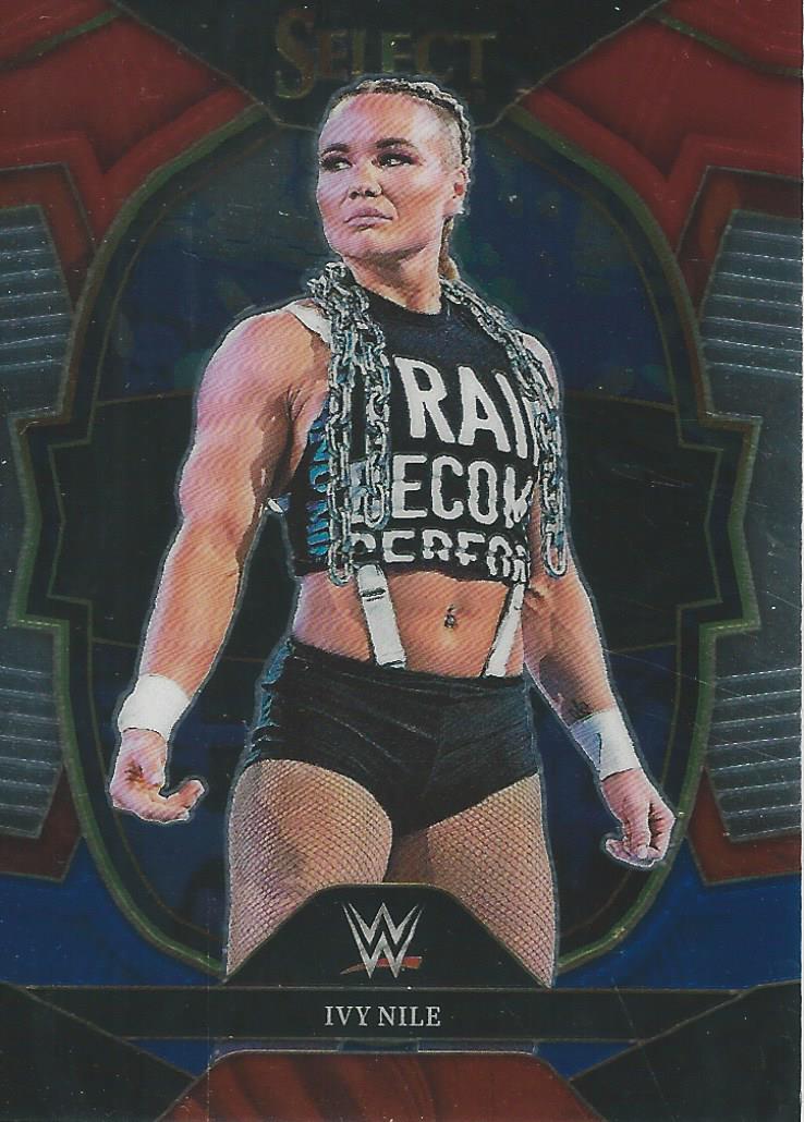 WWE Panini Select 2023 Red/Silver/Blue Ivy Nile #5