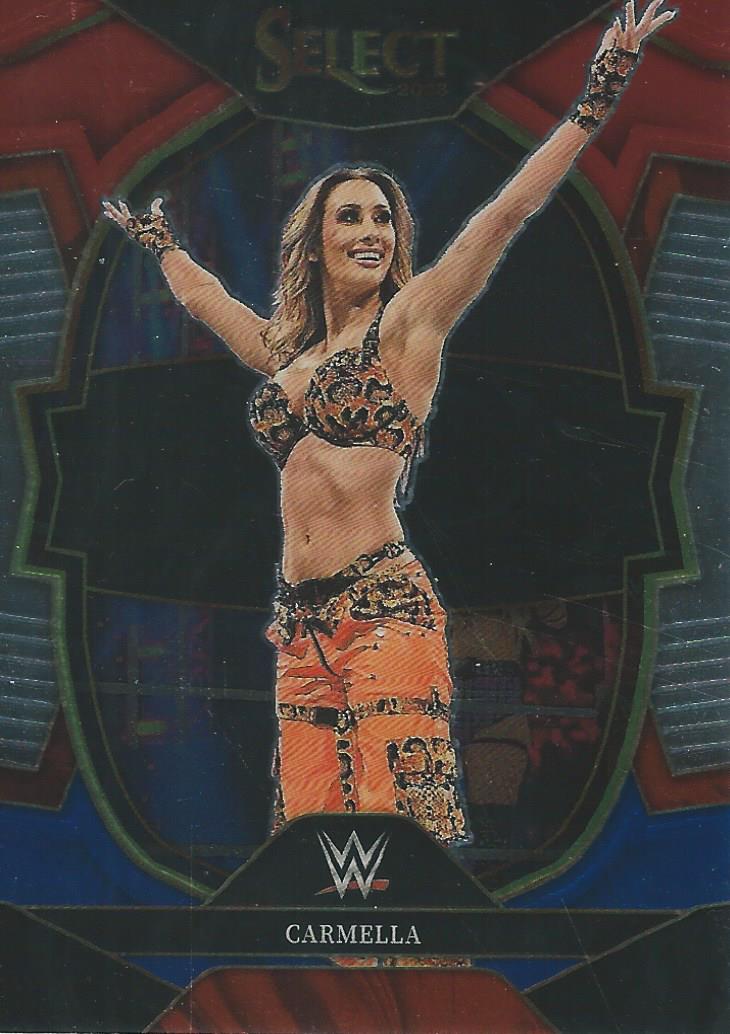 WWE Panini Select 2023 Red/Silver/Blue Carmella #18