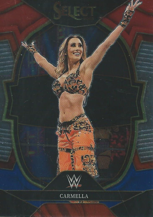 WWE Panini Select 2023 Red/Silver/Blue Carmella #18