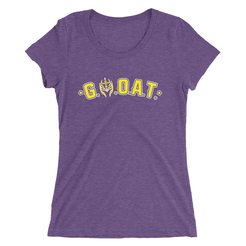 Rey Mysterio "G.M.O.A.T." Women's Tri-Blend T-Shirt T-Shirt PW Catalog