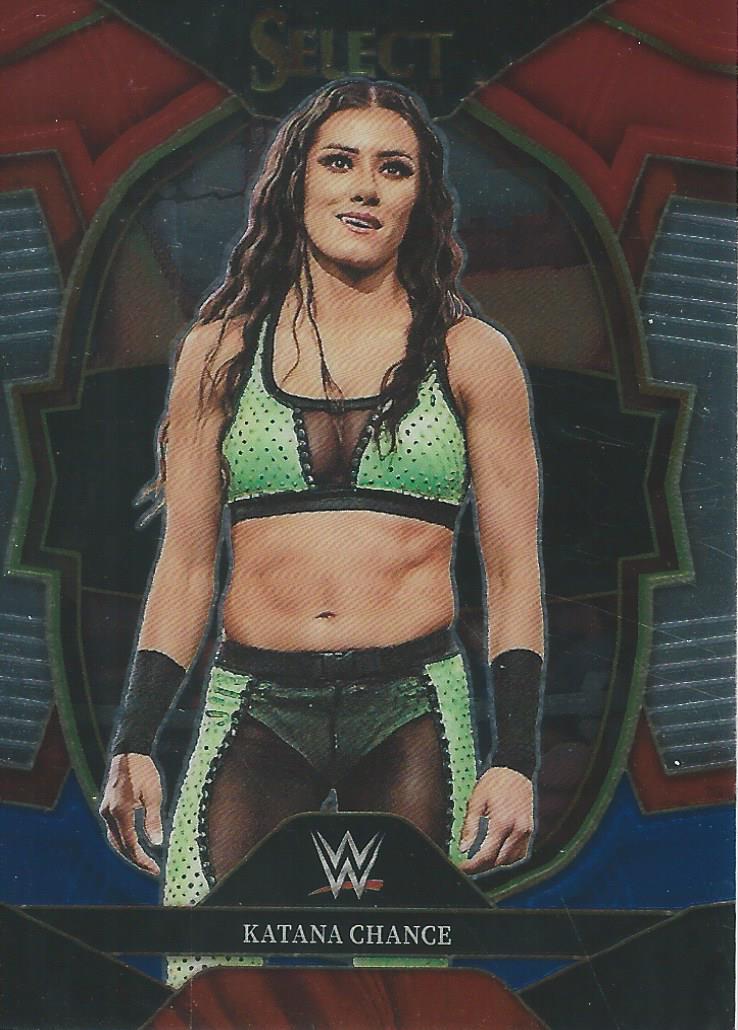 WWE Panini Select 2023 Red/Silver/Blue Katana Chance #36