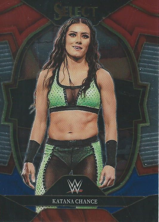 WWE Panini Select 2023 Red/Silver/Blue Katana Chance #36