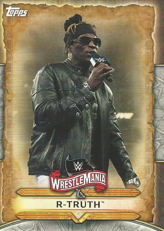 WWE Topps Road to Wrestlemania 2020 R-Truth WM-42 trading card PW Catalog