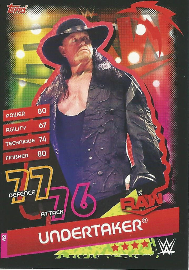 WWE Topps Slam Attax Reloaded 2020 Undertaker #42