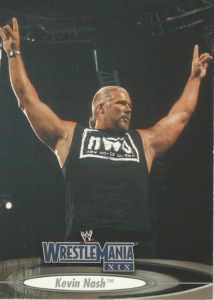 WWE Fleer Wrestlemania XIX 2003 Kevin Nash #42