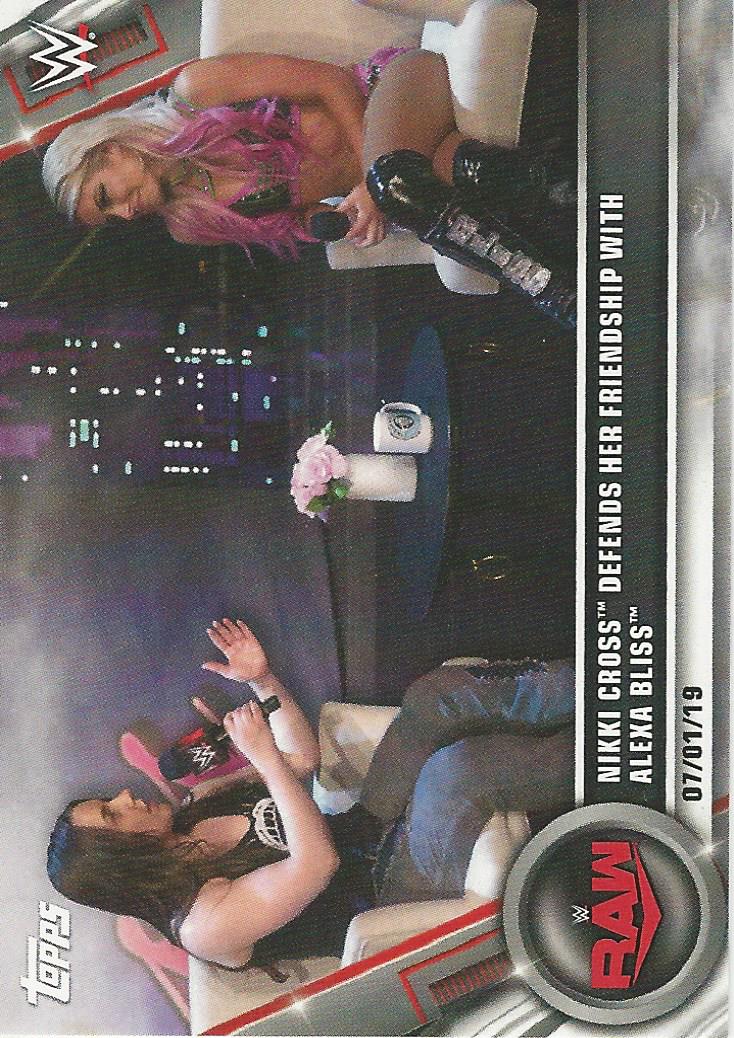 WWE Topps Women Division 2020 Nikki Cross and Alexa Bliss #42