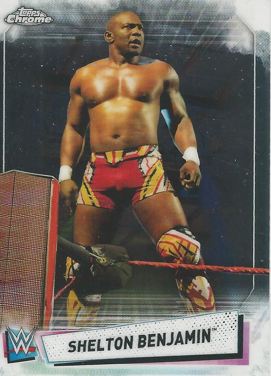 WWE Topps Chrome 2021 Shelton Benjamin #42