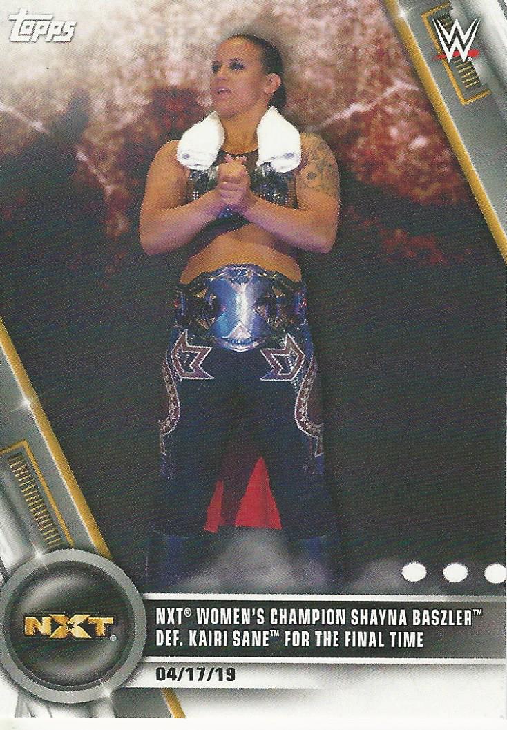 WWE Topps Women Division 2020 Shayna Baszler #25