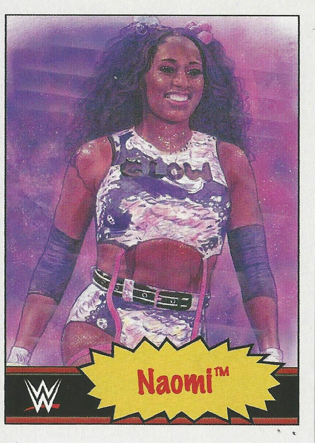 WWE Topps Living Set 2021 Naomi #42