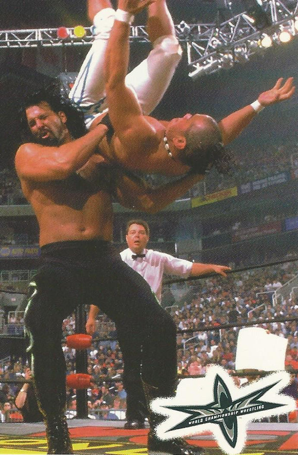 WCW Crazy Planet Stickers 1999 Kanyon trading card PW Catalog