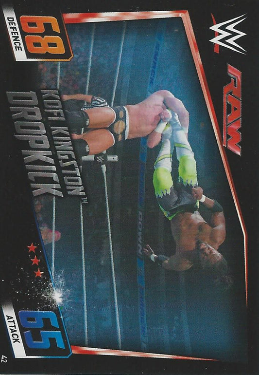 WWE Topps Slam Attax 2015 Then Now Forever Kofi Kingston #42