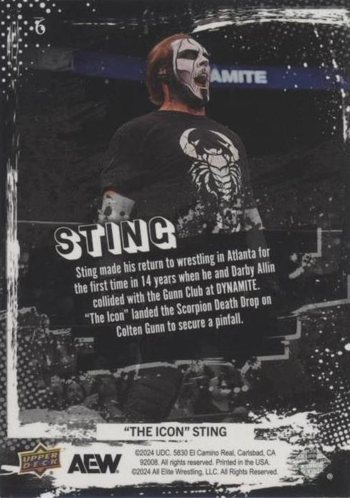 12/1/21 – Sting and Darby Allin Defeated the Gunn Club in “the Icon’s” Return to Atlanta
