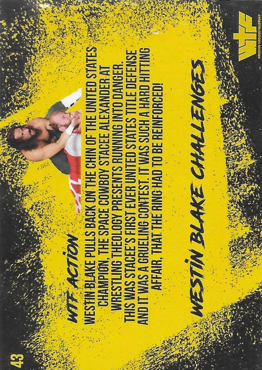 Westin Blake Challenges trading card PW Catalog