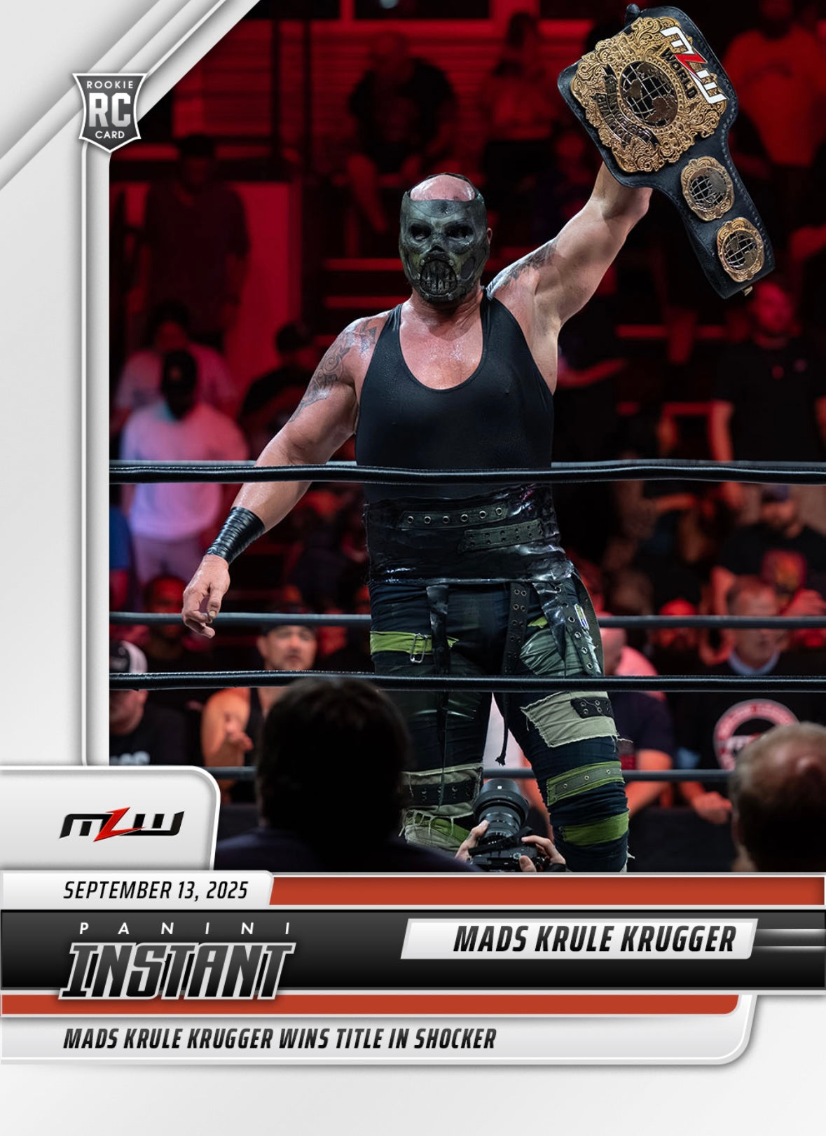 Mads Krule Krugger – Mads Krule Krugger Wins Title in Shocker trading card PW Catalog