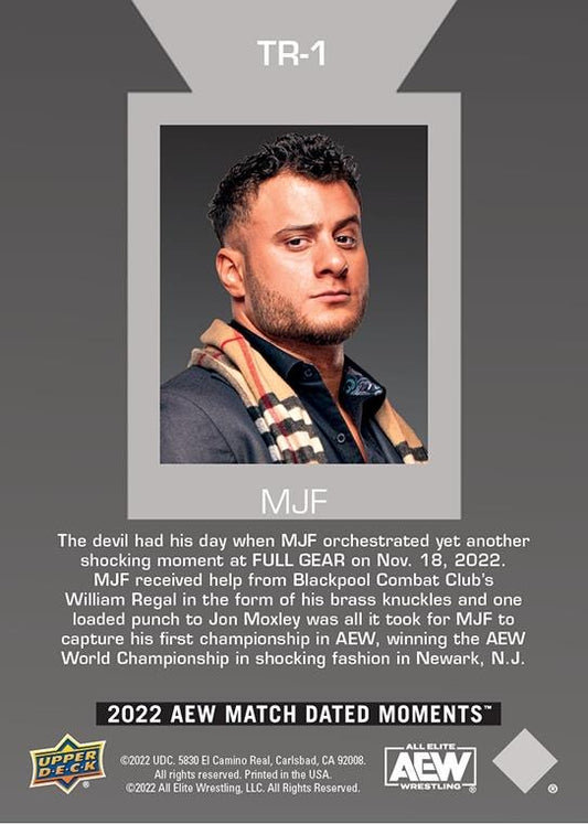 Top Ranked – MJF trading card PW Catalog