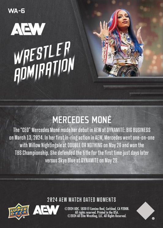 Wrestler Admiration – Mercedes MONÉ
