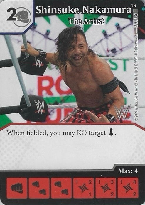 Shinsuke Nakamura – the Artist trading card PW Catalog