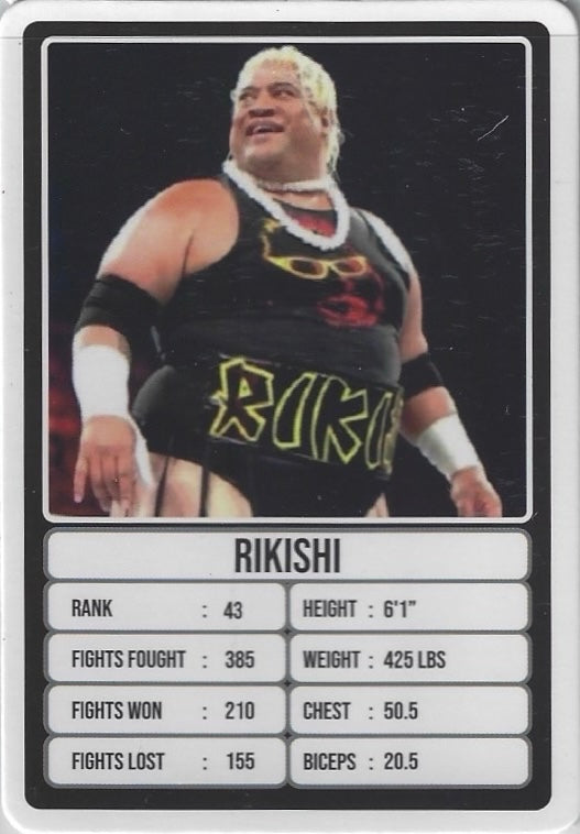 Rikishi trading card PW Catalog