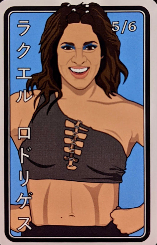 Raquel Rodriguez trading card PW Catalog
