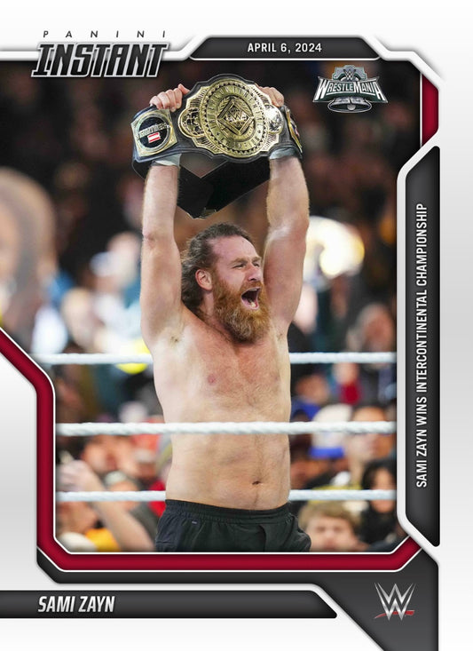 Sami Zayn – Sami Zayn Wins Intercontinental Championship
