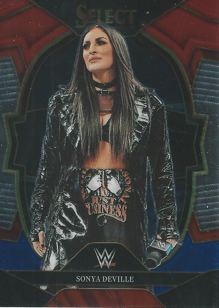 WWE Panini Select 2023 Red/Silver/Blue Sonya Deville #74