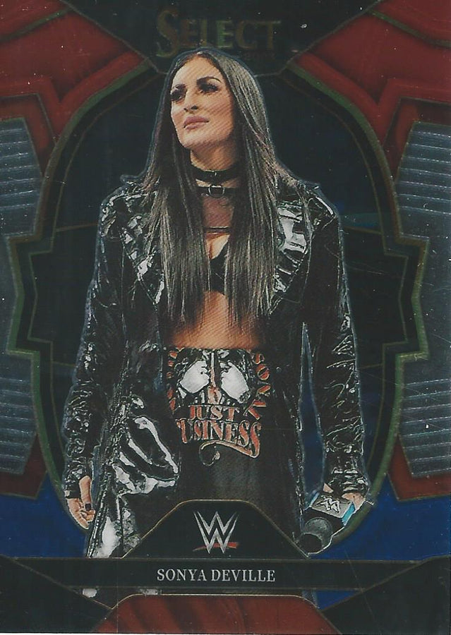 WWE Panini Select 2023 Red/Silver/Blue Sonya Deville #74