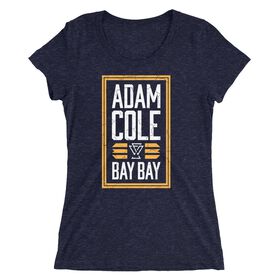 Adam Cole "Bay Bay" Women's Tri-Blend T-shirt