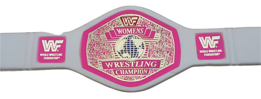WWF Women's wrestling championship foam belt 1990 PWcatalog