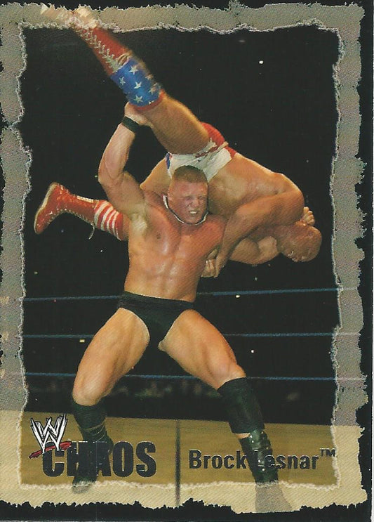 WWE Fleer Chaos 2004 Brock Lesnar #57
