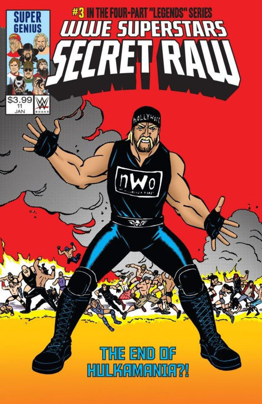 WWE Superstars Vol 11 Legends, Part Three: Secret Raw by Super Genius Comics 2014 Cover A