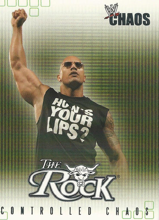 WWE Fleer Chaos 2004 The Rock CC 14 of 15 trading card PW Catalog
