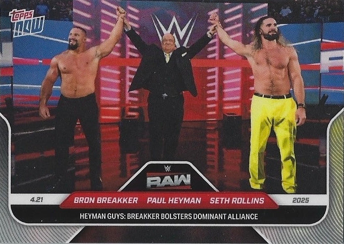 Bron Breakker / Paul Heyman / Seth Rollins Heyman Guys: Breakker Bolsters Dominant Alliance