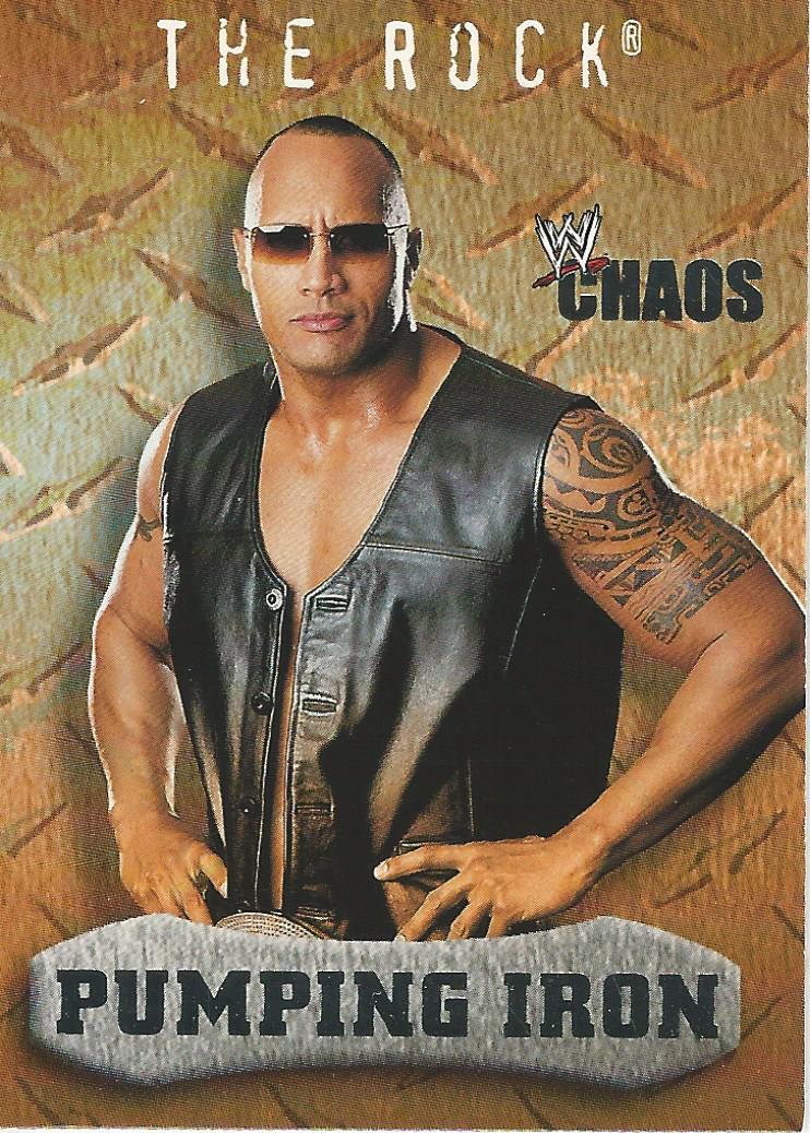 WWE Fleer Chaos 2004 The Rock #94