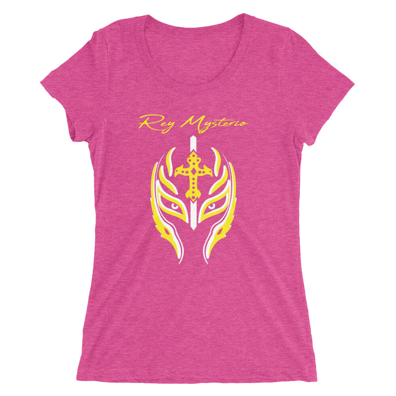 Rey Mysterio "Greatest Mask of All Time" Women's Tri-Blend T-Shirt T-Shirt PW Catalog