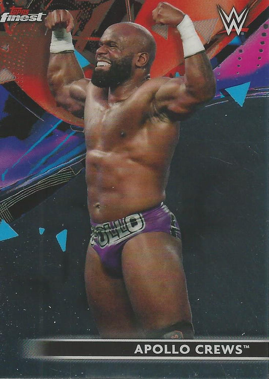 WWE Topps Finest 2021 Apollo Crews #43