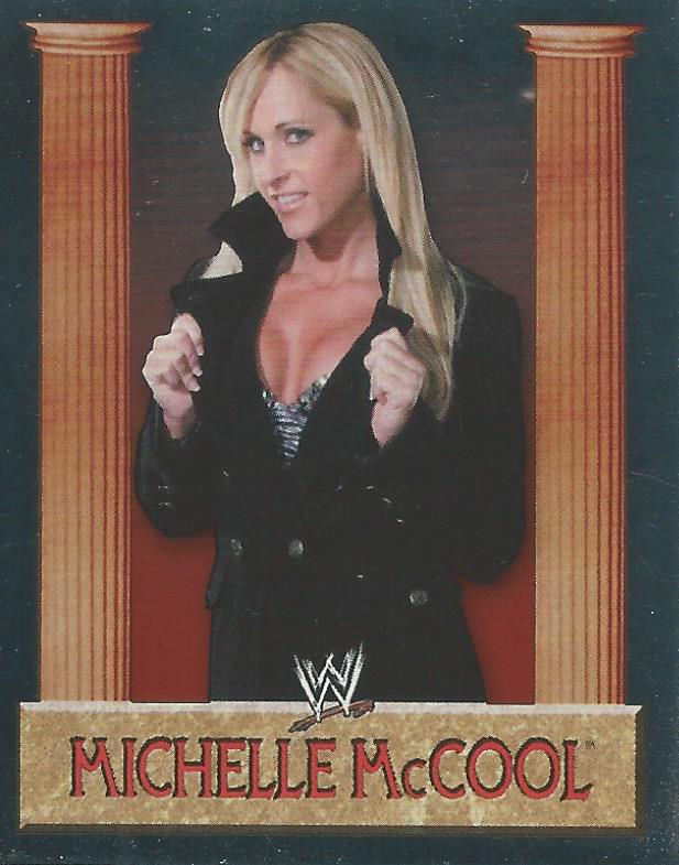 WWE Merlin Heros 2008 Stickers Michelle McCool Foil #43