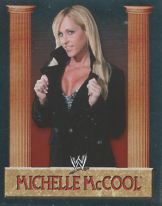 WWE Merlin Heros 2008 Stickers Michelle McCool Foil #43