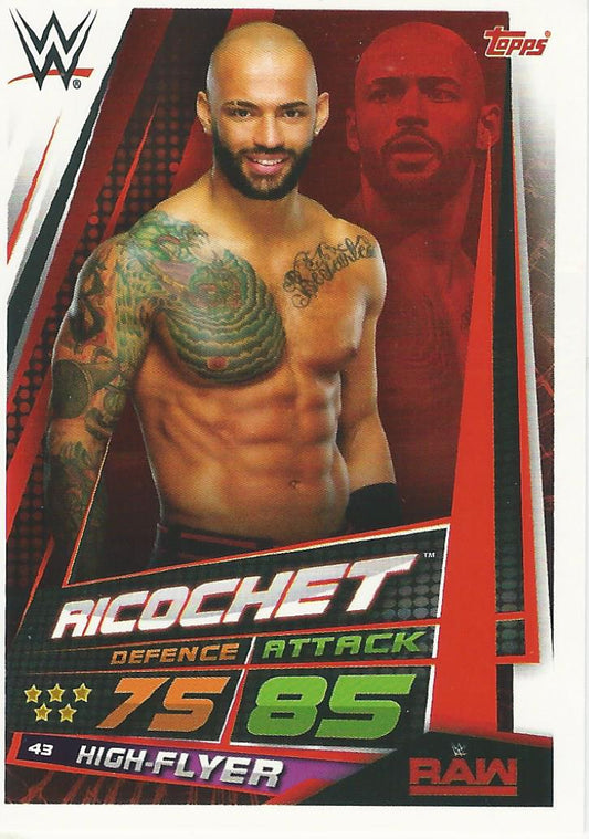 WWE Topps Slam Attax Universe 2019 Ricochet #43