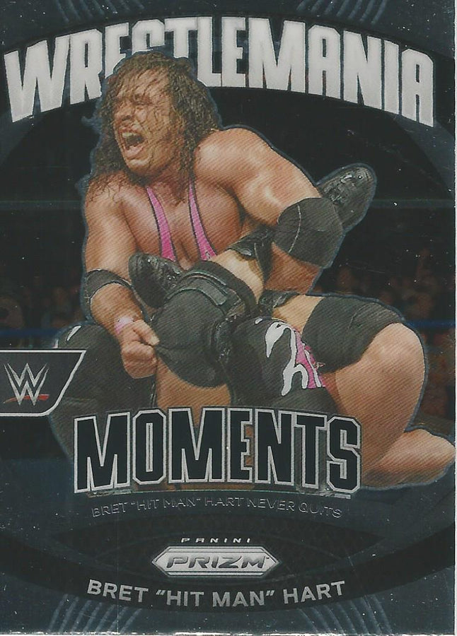 WWE Panini Prizm 2024 Wrestlemania Moments Bret Hart #34