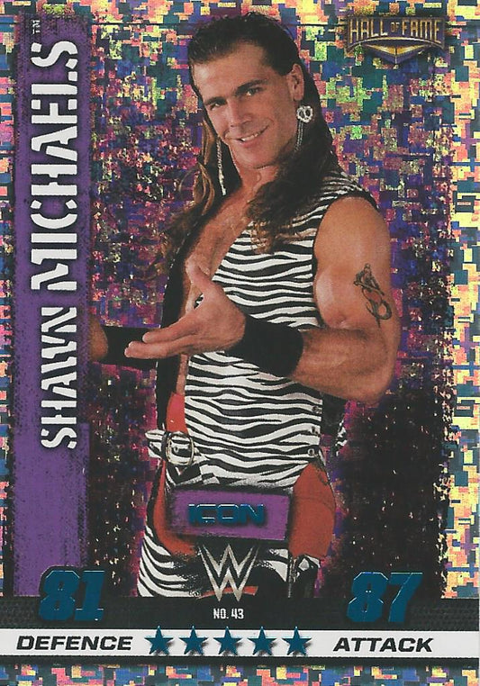 WWE Topps Slam Attax 10th Edition 2017 Hall of Fame Shawn Michaels #43