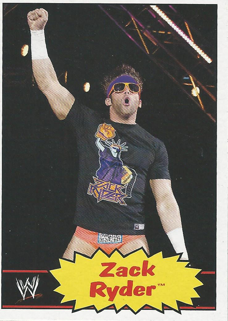 WWE Topps Heritage 2012 Zack Ryder #43