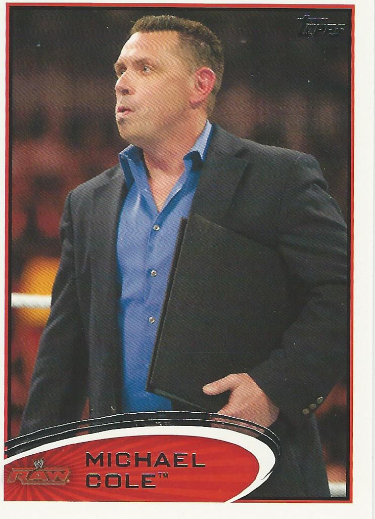 WWE Topps 2012 Michael Cole #43