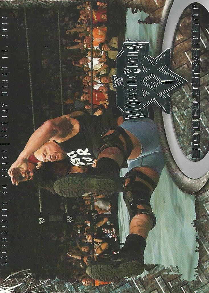 WWE Fleer Wrestlemania XX 2004 Stone Cold Steve Austin #43