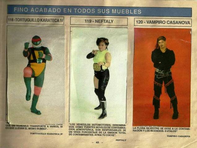Super Album de Luchas Stickers Album 1991 From Mexico Stickers Album PW Catalog