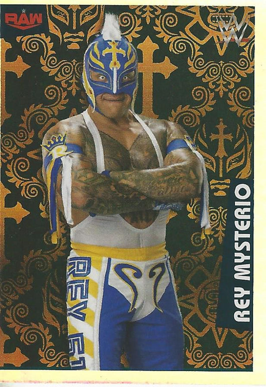 WWE Panini 2022 Sticker Collection Rey Mysterio Foil #43