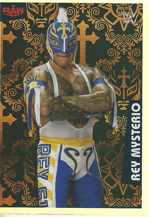 WWE Panini 2022 Sticker Collection Rey Mysterio Foil #43